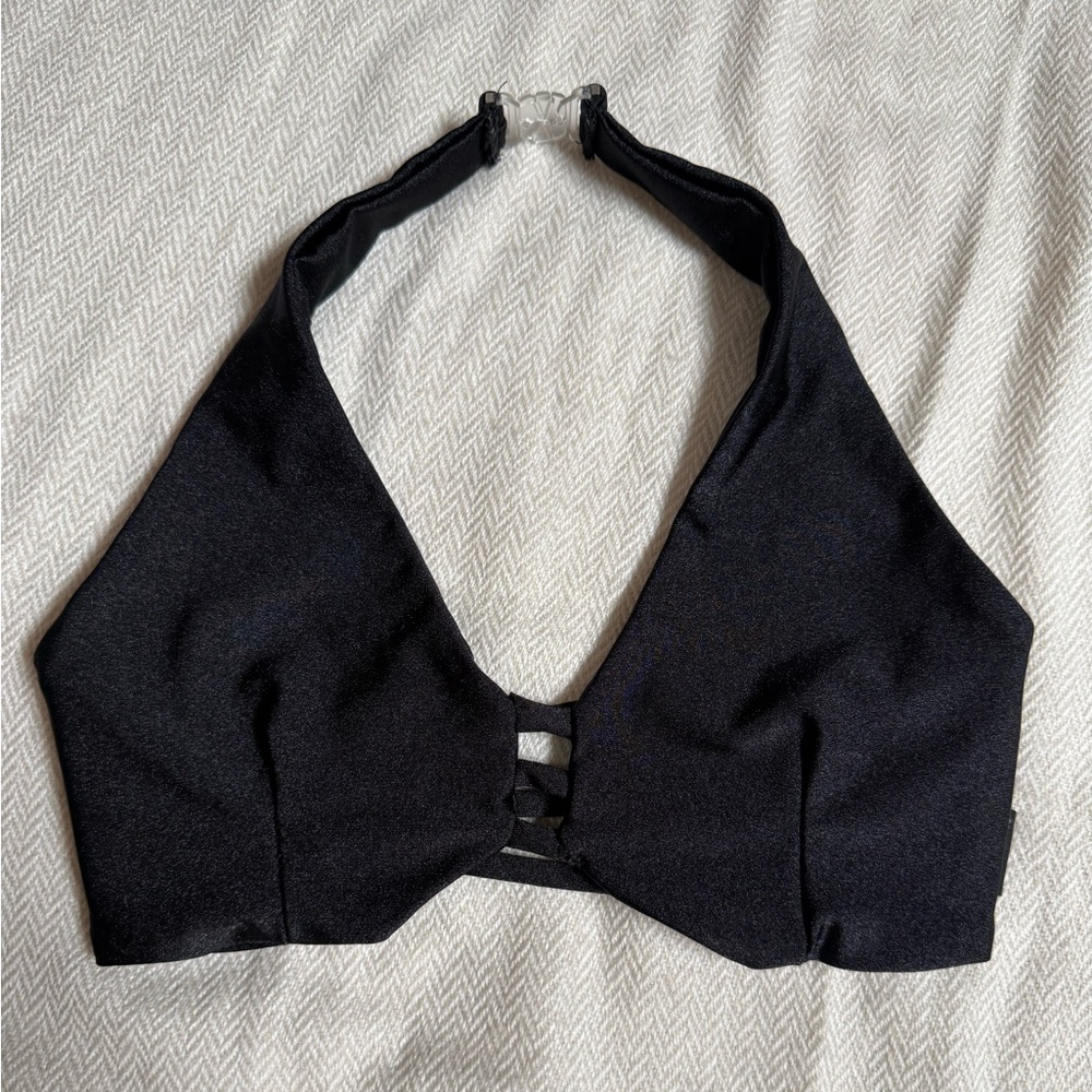 Tiger Friday Radiant Black Dance Halter Top